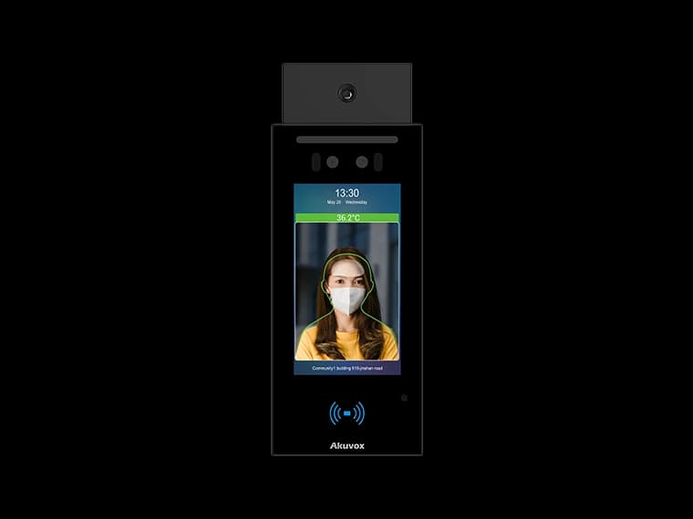 A05S + MD02 – Smart Access control Device, Forehead Temp Measurement Module, 2MP Camera, 5” LCD, Face Recognition, Mobile App, NFC, QR Codes, IC Cards A05S + MD02