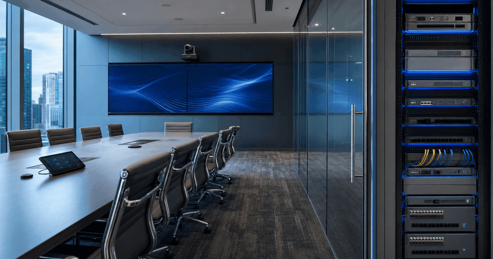 Enterprise audiovisual operations environment powered by a Q-SYS network platform