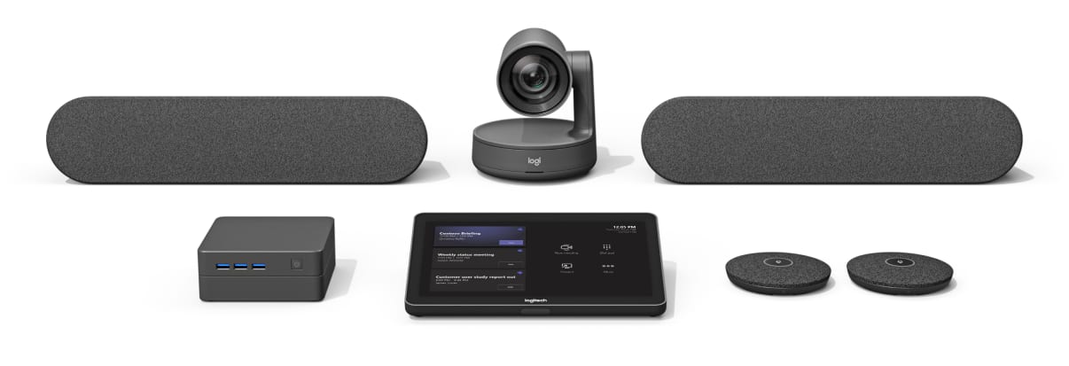 Logitech — حلول الاجتماعات المرئية — برق التكنولوجيا الرياض